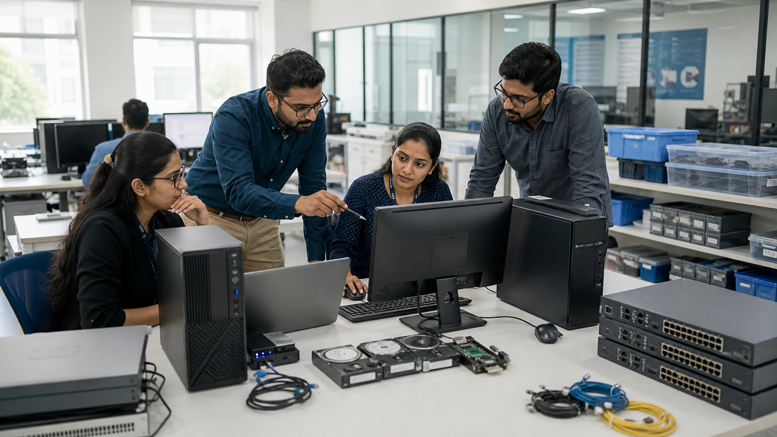 Education and research environment using desktops, workstations and institutional IT hardware